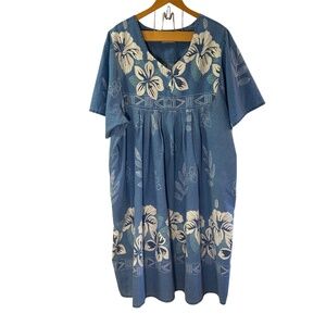 Women's Vintage Anthony Richards  Short Sleeve Lightweight House Dress Size XL